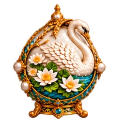 White Swan Lagoon Egg