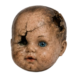 Cracked Doll Head