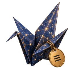 Constellation Origami Crane