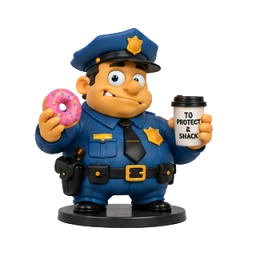 Chief Wiggum Fake Figure